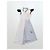 Everyday Patchwork-Kleid Balenciaga Schwarz Weiß Beige Grau Dunkelblau - Ansicht 3
