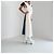 Everyday Patchwork-Kleid Balenciaga Schwarz Weiß Beige Grau Dunkelblau - Ansicht 5