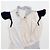 Everyday Patchwork-Kleid Balenciaga Schwarz Weiß Beige Grau Dunkelblau - Ansicht 6