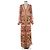 Autre Marque Vineet Bahl Maxikleid Rosa Floral Print Pink Mehrfarben