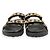 sandali slide Christian Dior DIORACT Nero Beige - vista 4