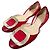 Décolleté basse in vernice Roger Vivier Rosso
