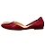 Décolleté basse in vernice Roger Vivier Rosso - vista 4