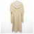 Autre Marque Vestido largo con capucha 2way de encaje Lautashi Beige - vista 2