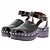 Chanel Clogs aus schwarzem Leder Größe 37
