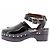 Chanel Clogs aus schwarzem Leder Größe 37 - Ansicht 2