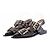 Ganni Sandali nero croco vernice nero Beige