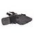 Ganni Sandali nero croco vernice nero Beige - vista 7