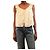 Velvet Top de algodón blanco bordado - talla XS