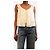 Velvet Top de algodón blanco bordado - talla XS - vista 3