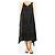 Autre Marque Vestido lencero de seda negro - talla L - vista 3