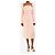 Autre Marque Midi-Kleid mit rosa Vichy-Karo - Größe XS Pink - Ansicht 3