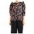 Ba&Sh Blusa de algodón con estampado paisley negro - talla L