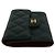 Cartera tríptico Matelassé Chanel en negro - vista 4