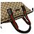 Mini borsa tote Gucci Sherry Line GG Logo Marrone Rosso Verde - vista 4