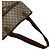 Borsa Tote Gucci Vintage Sherry Line Marrone Rosso Verde - vista 4