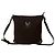 Borsa a tracolla Gucci Abbey GG Nylon e pelle Marrone