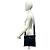Borsa a tracolla in nylon Tessuto con placca logo Triangle Prada Nero - vista 2