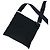 Borsa a tracolla in nylon Tessuto con placca logo Triangle Prada Nero - vista 3