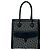 Borsa Tote Christian Dior motivo Trotter blu navy