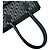 Borsa Tote Christian Dior motivo Trotter blu navy - vista 4