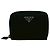 Cartera de nailon negro de dobleces Prada