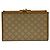 Céline Celine Vintage Macadam Blazon Logo Pattern Bi-fold Wallet Brown Beige - view 2