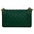 Borsa a Spalla Chanel Boy Channel Coco Mark Verde - vista 3