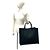 Book Tote Christian Dior in pelle nera Nero - vista 2
