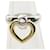 Ring Hermès Anillo Heart Knock Band HERMES Plata Dorado  - vista 1