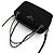 Prada 1BH910 Tessuto Inpunto Triangle Logo Borsa a mano Nero - vista 5