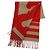 Hermès Stola Hermes Love Story Rosso Beige - vista 5