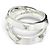 Hermès Hermes Clou de H Double Band Ring Silber