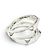 Hermès Hermes Clou de H Double Band Ring Silber - Ansicht 4