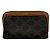 Céline Pochette cosmetica Celine Triomphe in pelle Small Marrone