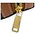 Céline Pochette cosmetica Celine Triomphe in pelle Small Marrone - vista 8