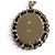 Collana a catena Chanel B25P Coco Mark Design in denim Blu - vista 5
