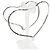 Orecchini a cerchio Elsa Peretti Open Heart Large di Tiffany & Co. Argento - vista 2