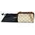 Céline Clutch Celine Triomphe Canvas Logo Chain Marrone Bianco sporco - vista 2