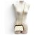Céline Clutch Celine Triomphe Canvas Logo Chain Marrone Bianco sporco - vista 6