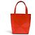 Mini borsa tote pieghevole Loewe Puzzle Rosso