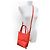 Mini borsa tote pieghevole Loewe Puzzle Rosso - vista 3