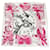 Hermès Sciarpa in cashmere e seta Hermes Mythiques Phoenix Rosa  - vista 1