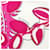 Hermès Sciarpa in cashmere e seta Hermes Mythiques Phoenix Rosa  - vista 7
