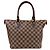 Borsa Louis Vuitton Saleya PM Damier Marrone - vista 3
