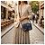 Borsa a Spalla Gucci GG Denim Blu navy - vista 14