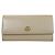 Cartera Continental Gucci Double G Beige Púrpura Amarillo