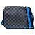 Borsa a tracolla Louis Vuitton District PM NM Damier Graphite Nero Blu