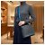 Borsa a tracolla Louis Vuitton District PM NM Damier Graphite Nero Blu - vista 14