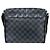 Borsa a tracolla Louis Vuitton District PM NM Damier Graphite Nero Blu - vista 3